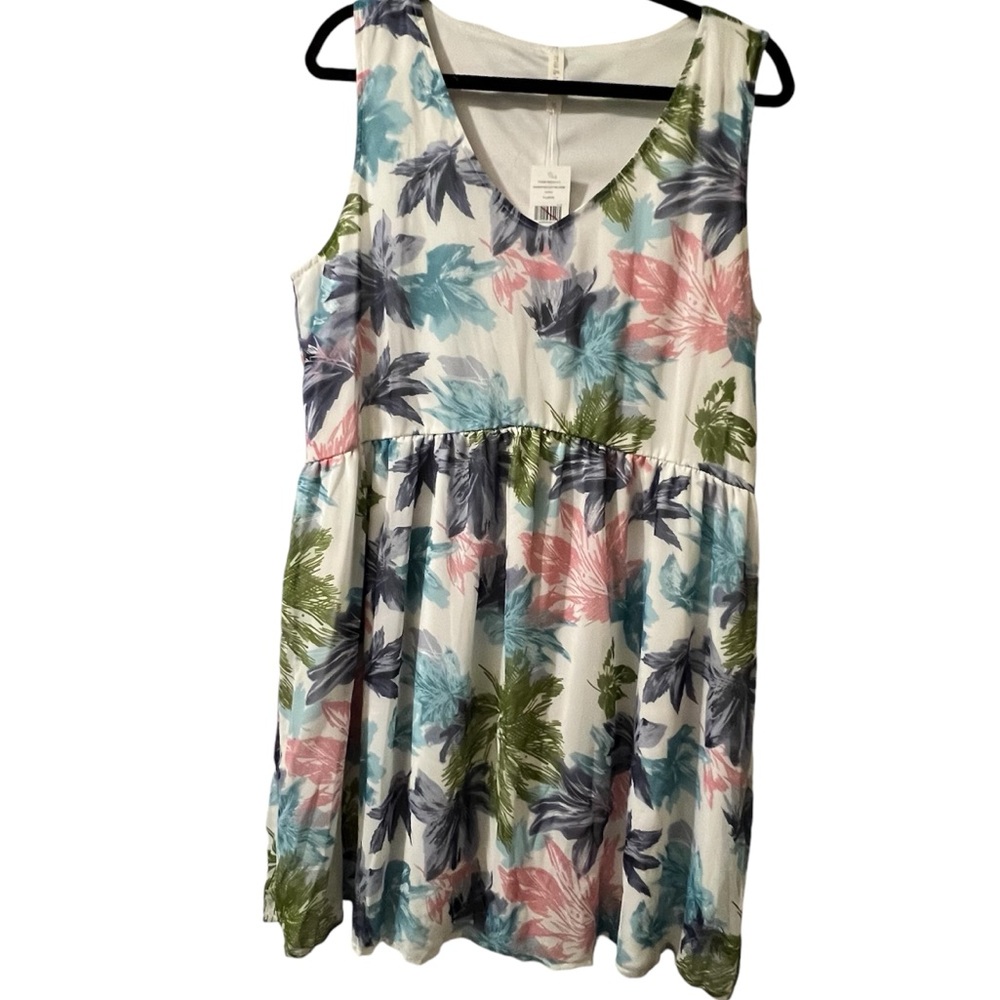 Mia and Tess Tropical Print Dress